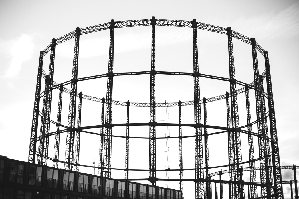 Steel Construction at Building Site