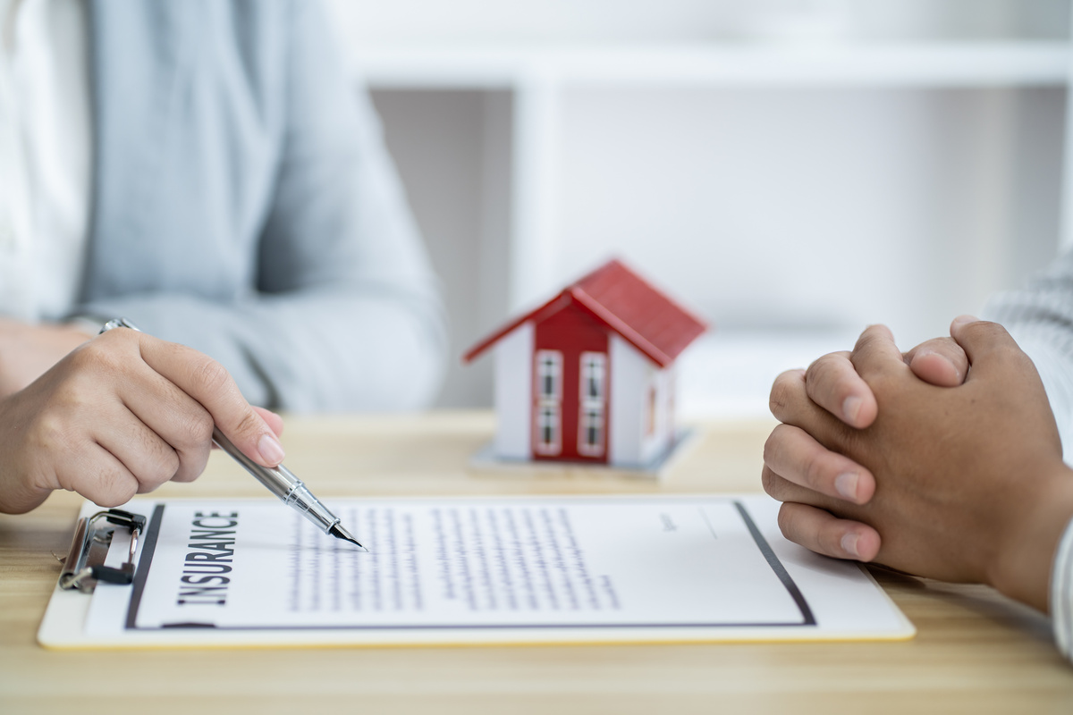 Business People Signing Contract Making Deal with Real Estate Ag