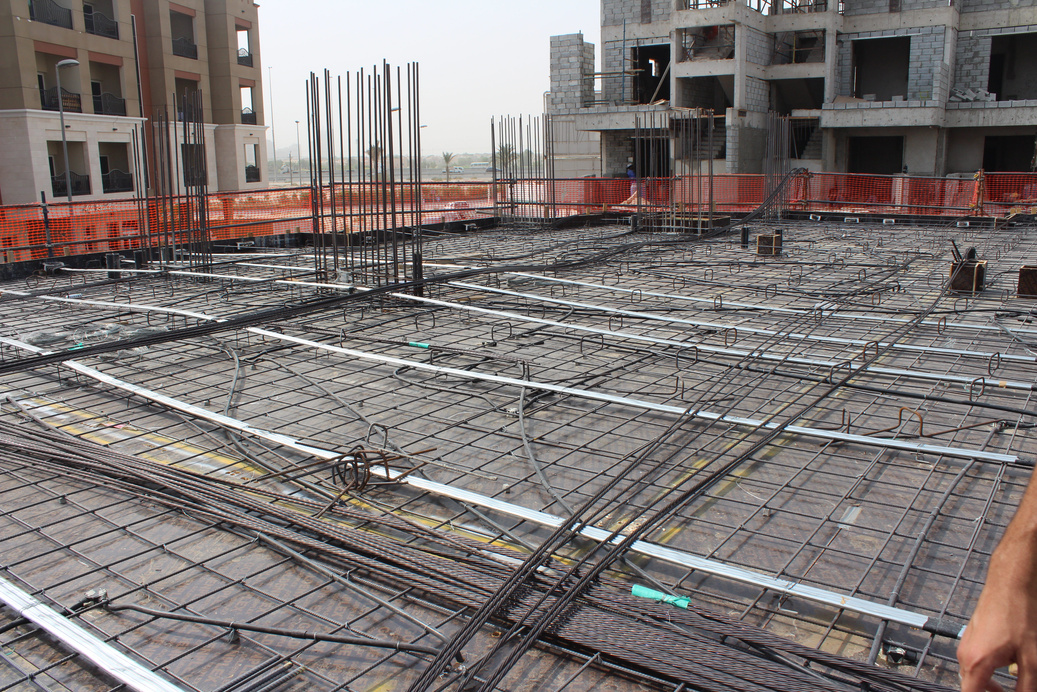 Scaffolding in a Construction Site